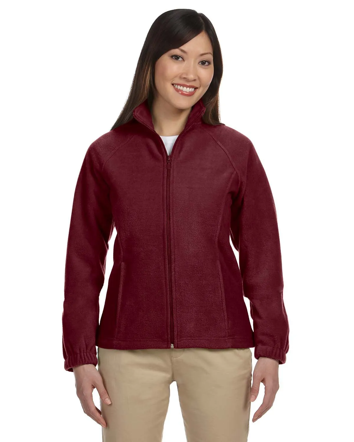 M990W Harriton Ladies' 8 oz. Full-Zip Fleece