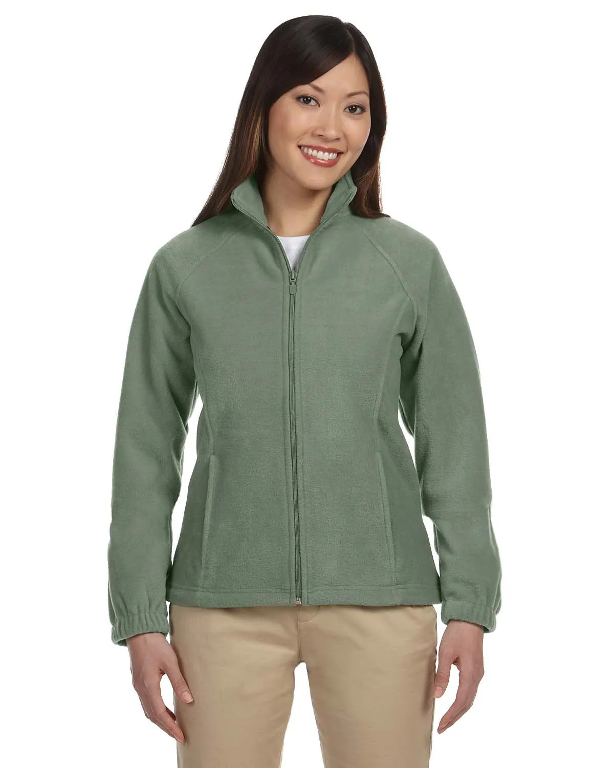 M990W Harriton Ladies' 8 oz. Full-Zip Fleece