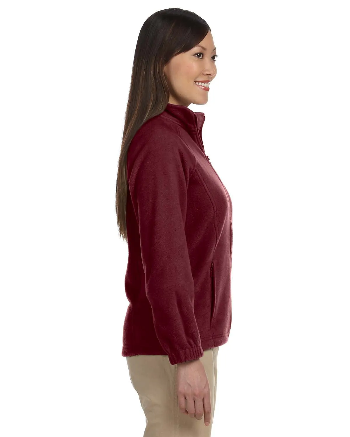 M990W Harriton Ladies' 8 oz. Full-Zip Fleece