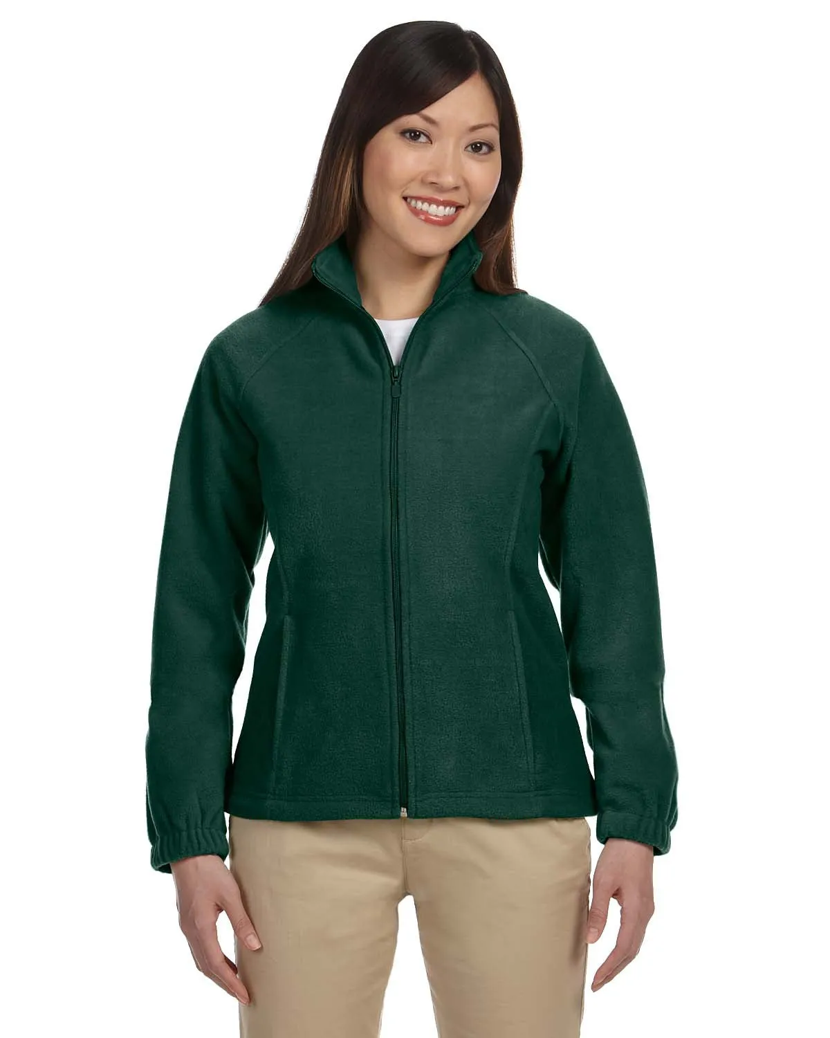 M990W Harriton Ladies' 8 oz. Full-Zip Fleece