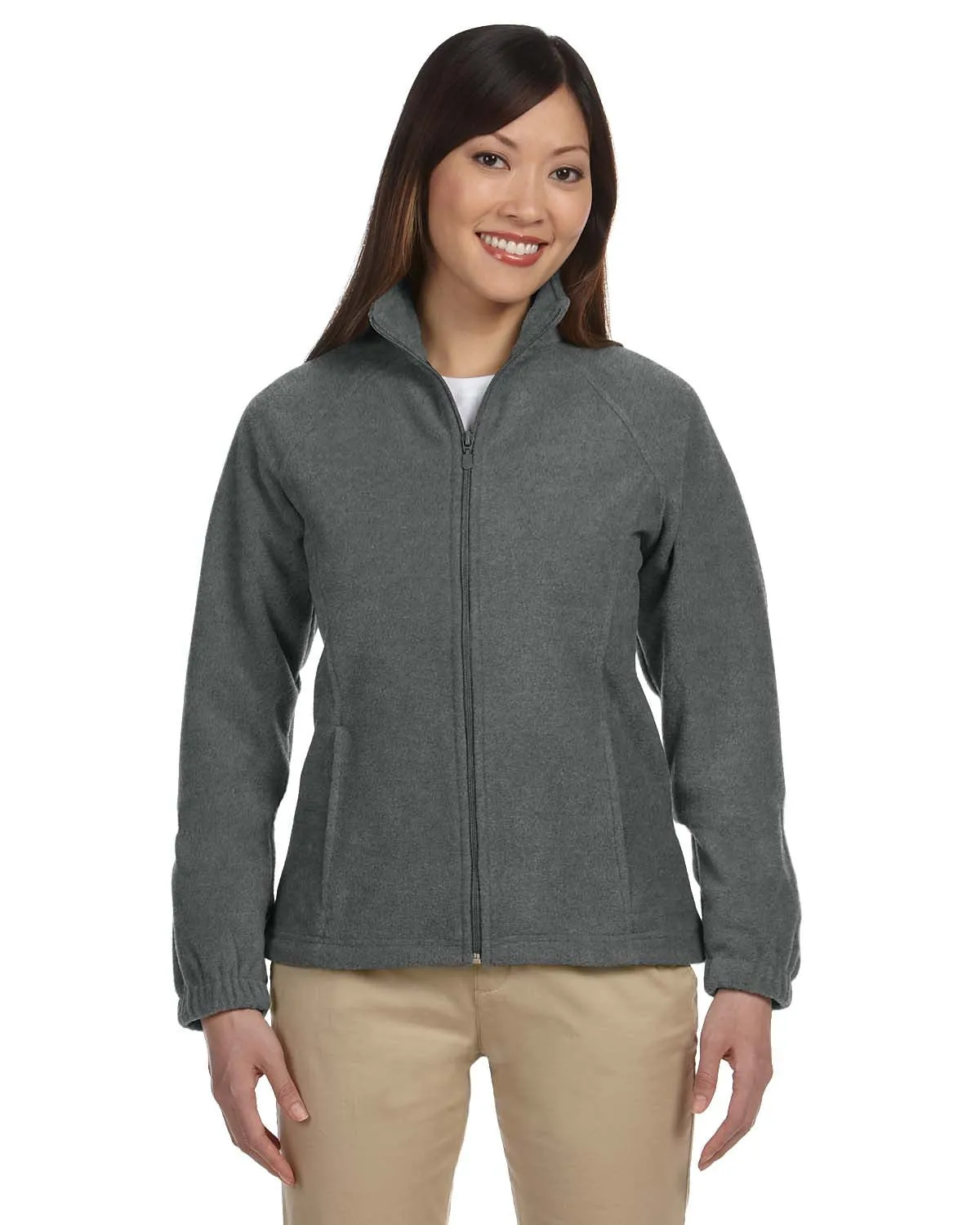 M990W Harriton Ladies' 8 oz. Full-Zip Fleece