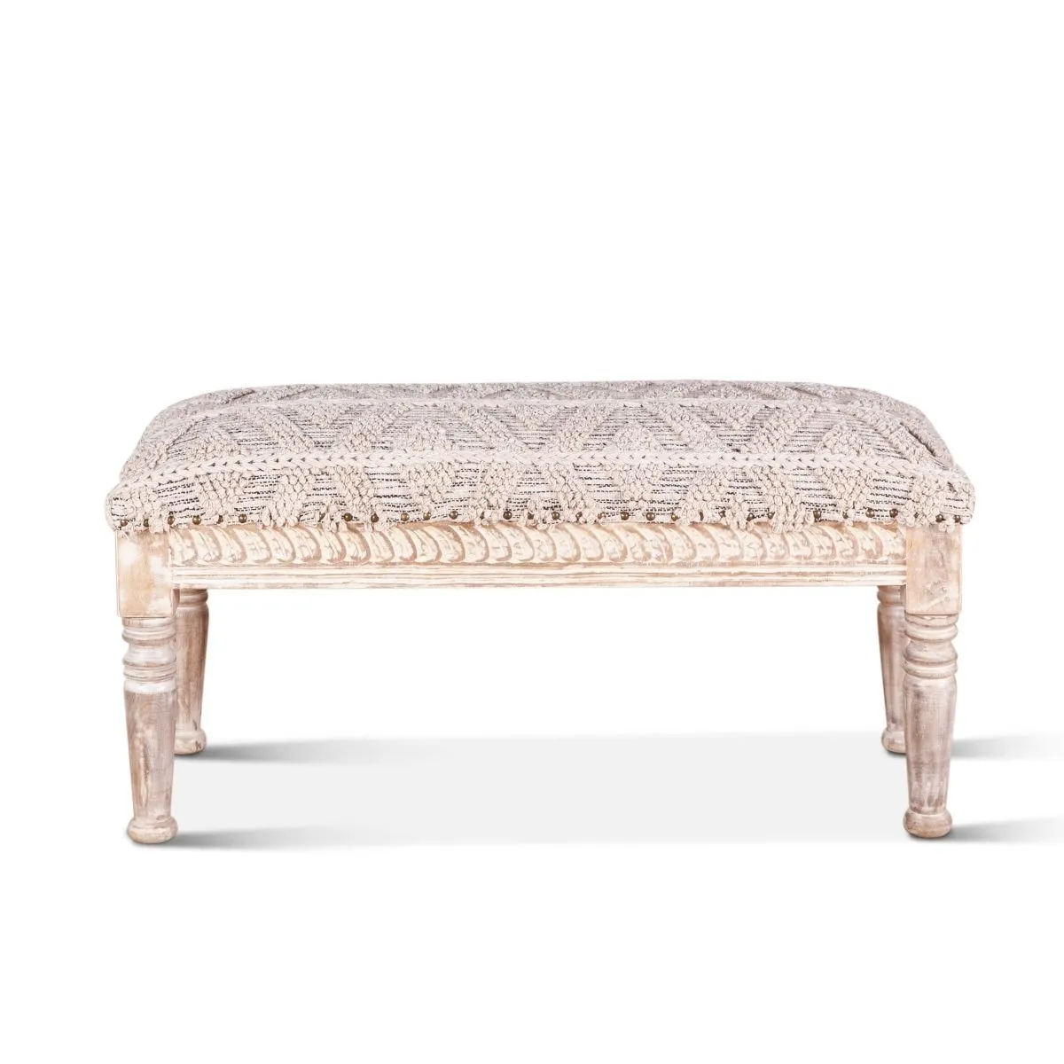 Marrakesh 39" Woven Upholstered Accent Bench