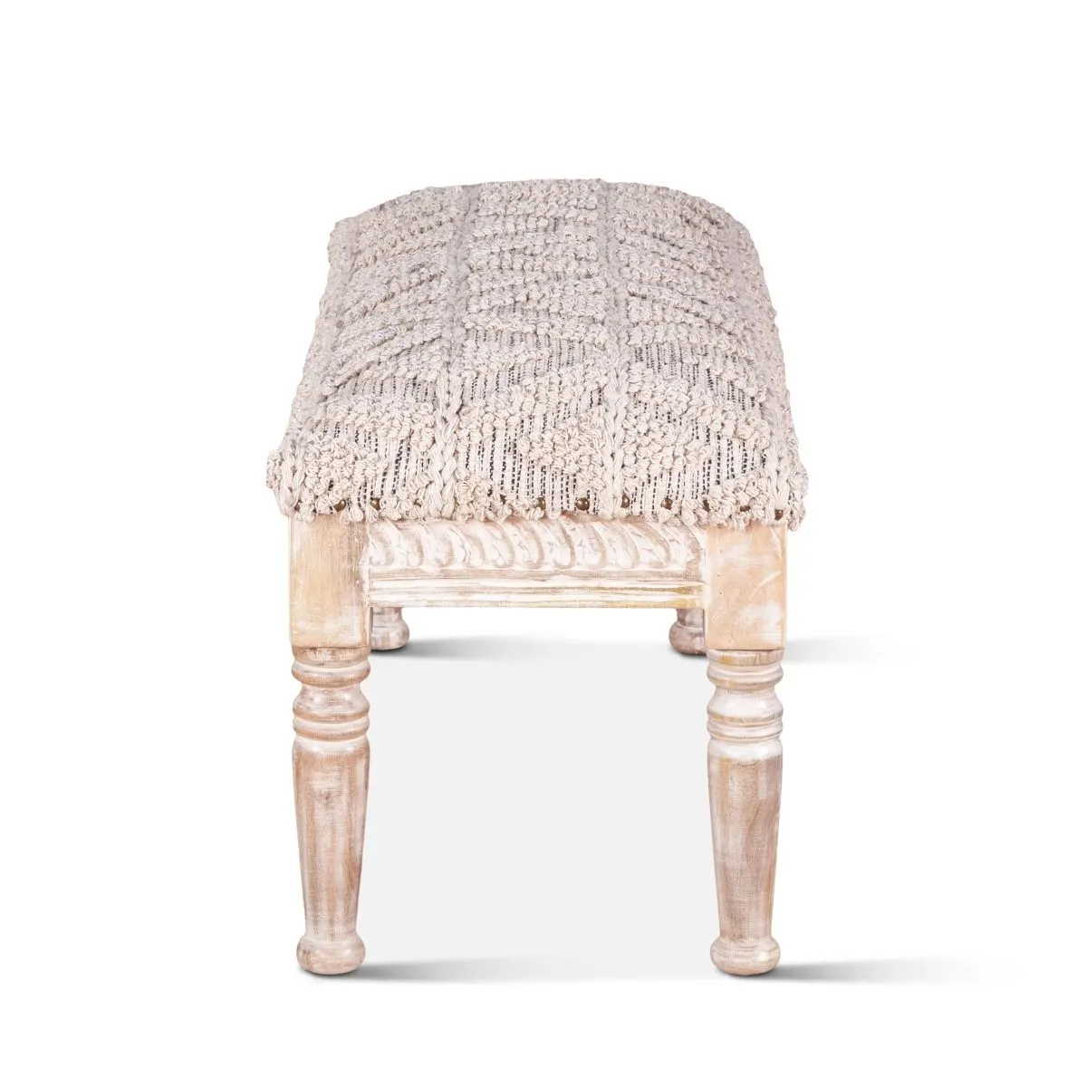 Marrakesh 39" Woven Upholstered Accent Bench
