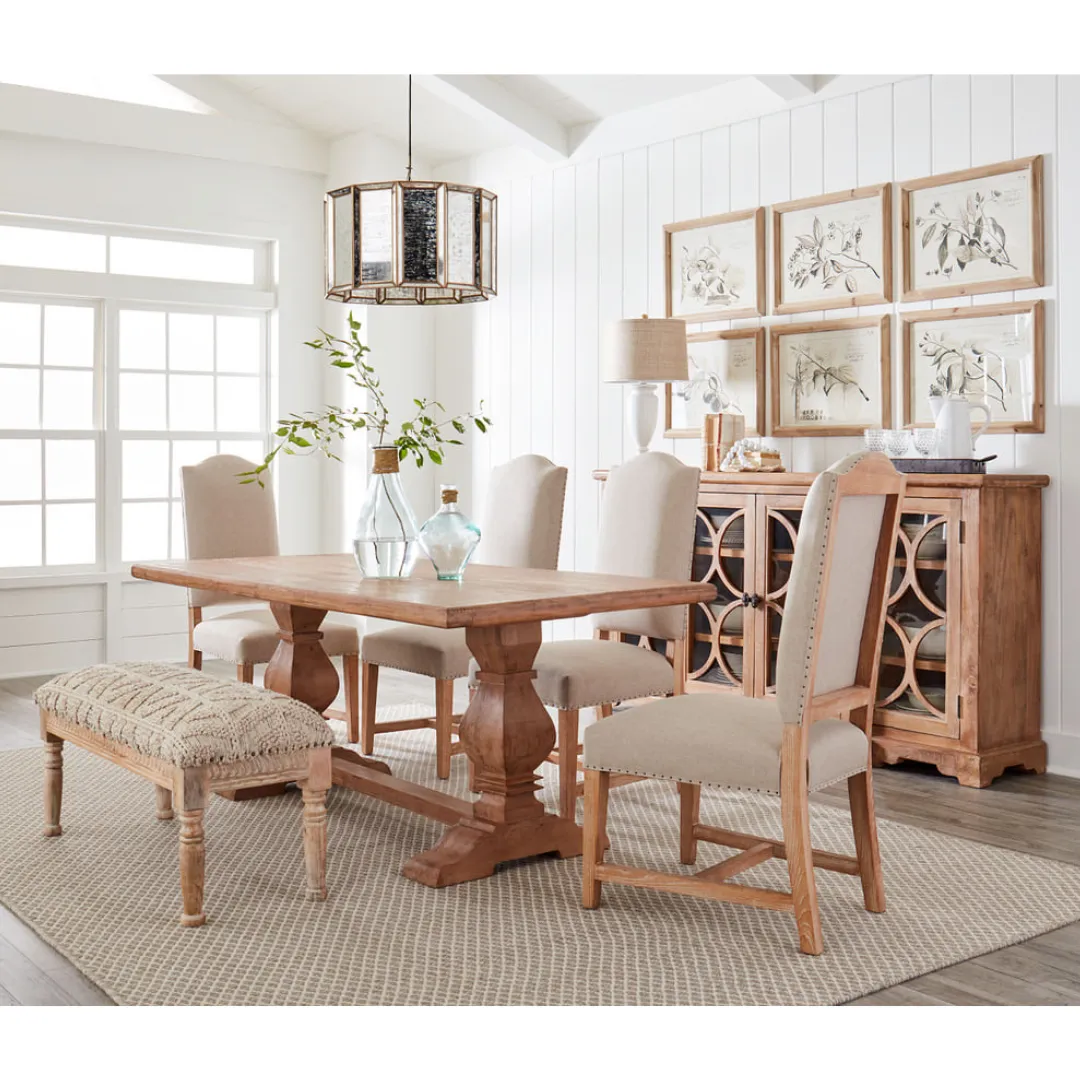 Marrakesh 39" Woven Upholstered Accent Bench