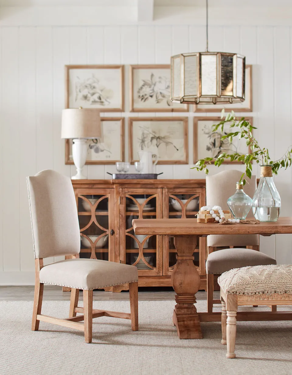 Marrakesh 39" Woven Upholstered Accent Bench