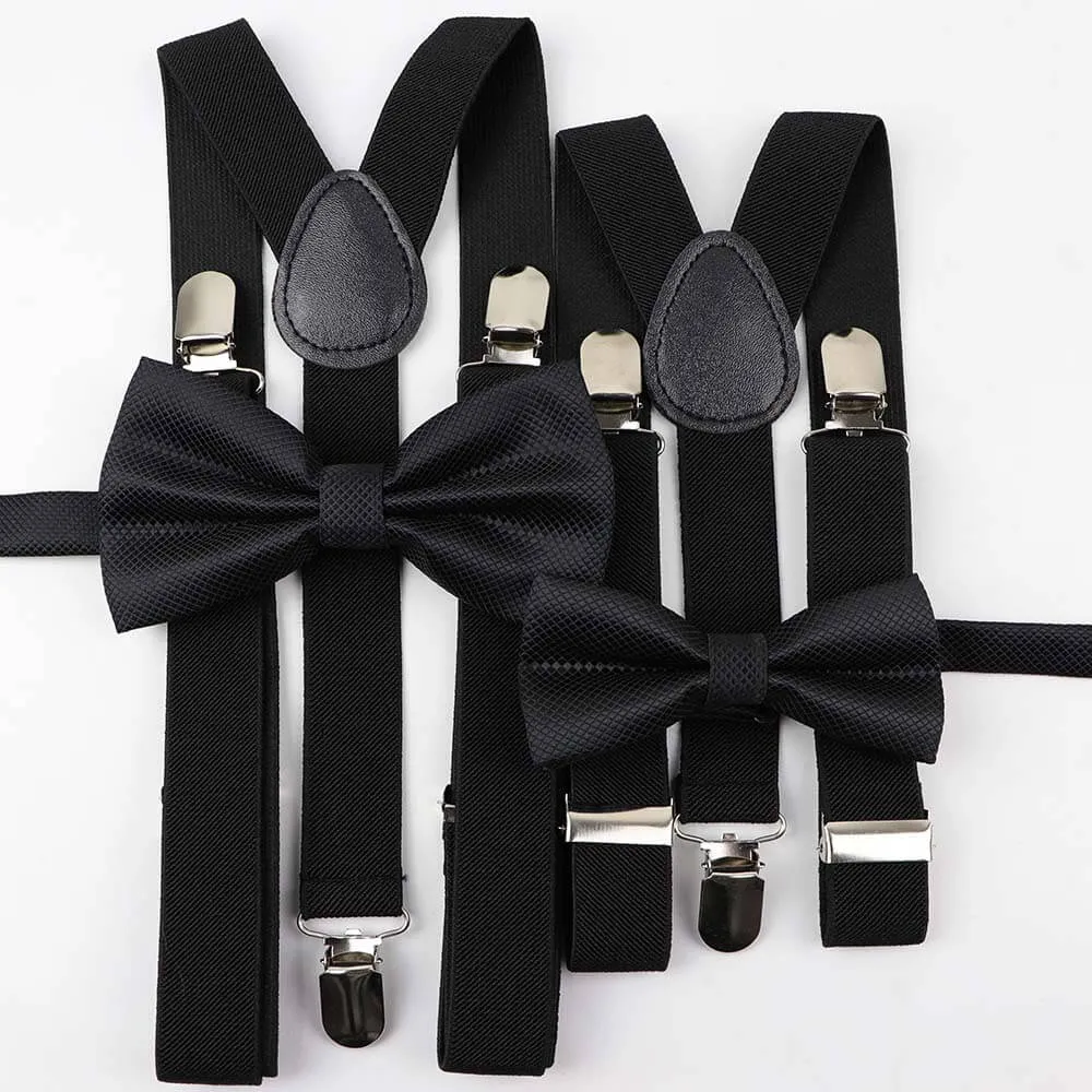 Me and Mini Me Bow Ties and Braces - Various Colours