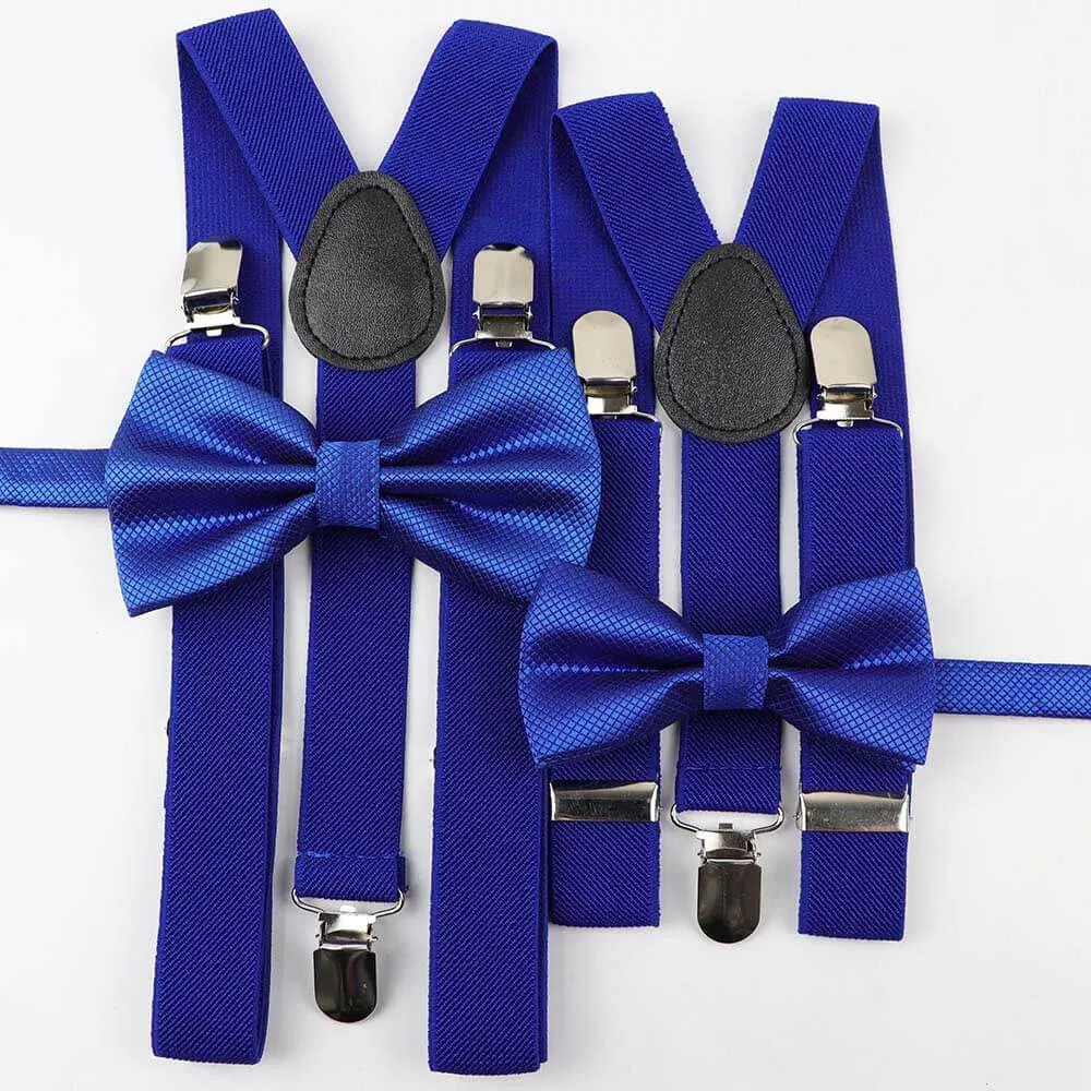 Me and Mini Me Bow Ties and Braces - Various Colours