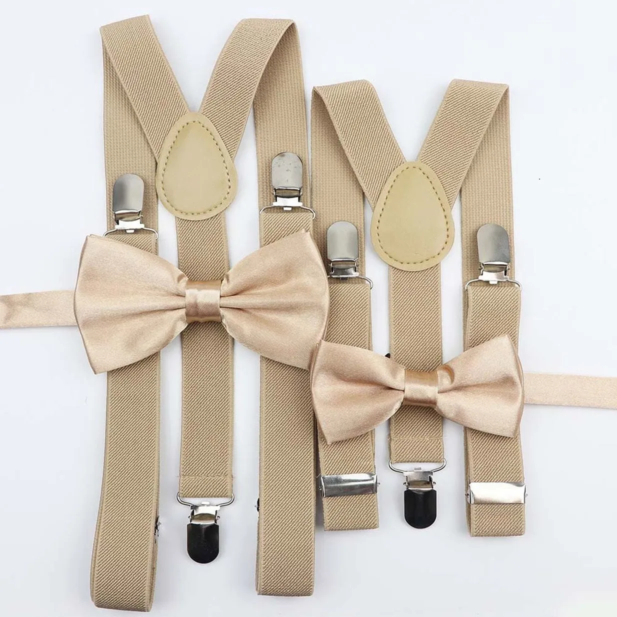 Me and Mini Me Bow Ties and Braces - Various Colours