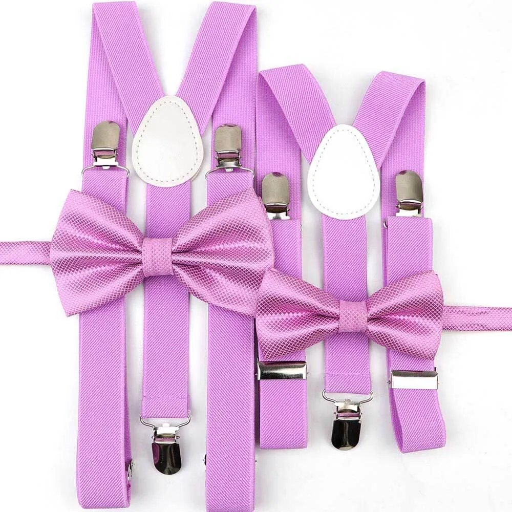 Me and Mini Me Bow Ties and Braces - Various Colours