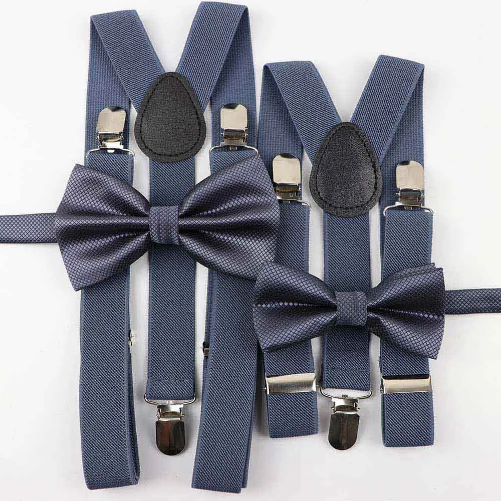 Me and Mini Me Bow Ties and Braces - Various Colours