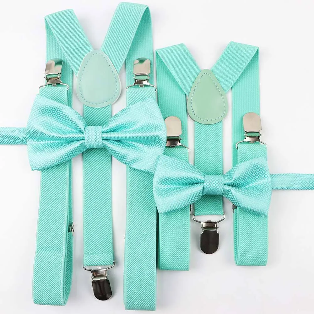 Me and Mini Me Bow Ties and Braces - Various Colours