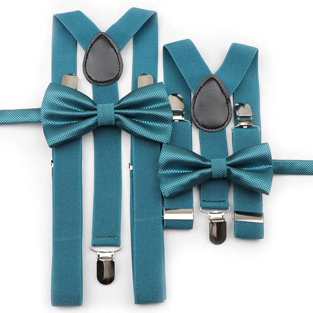 Me and Mini Me Bow Ties and Braces - Various Colours