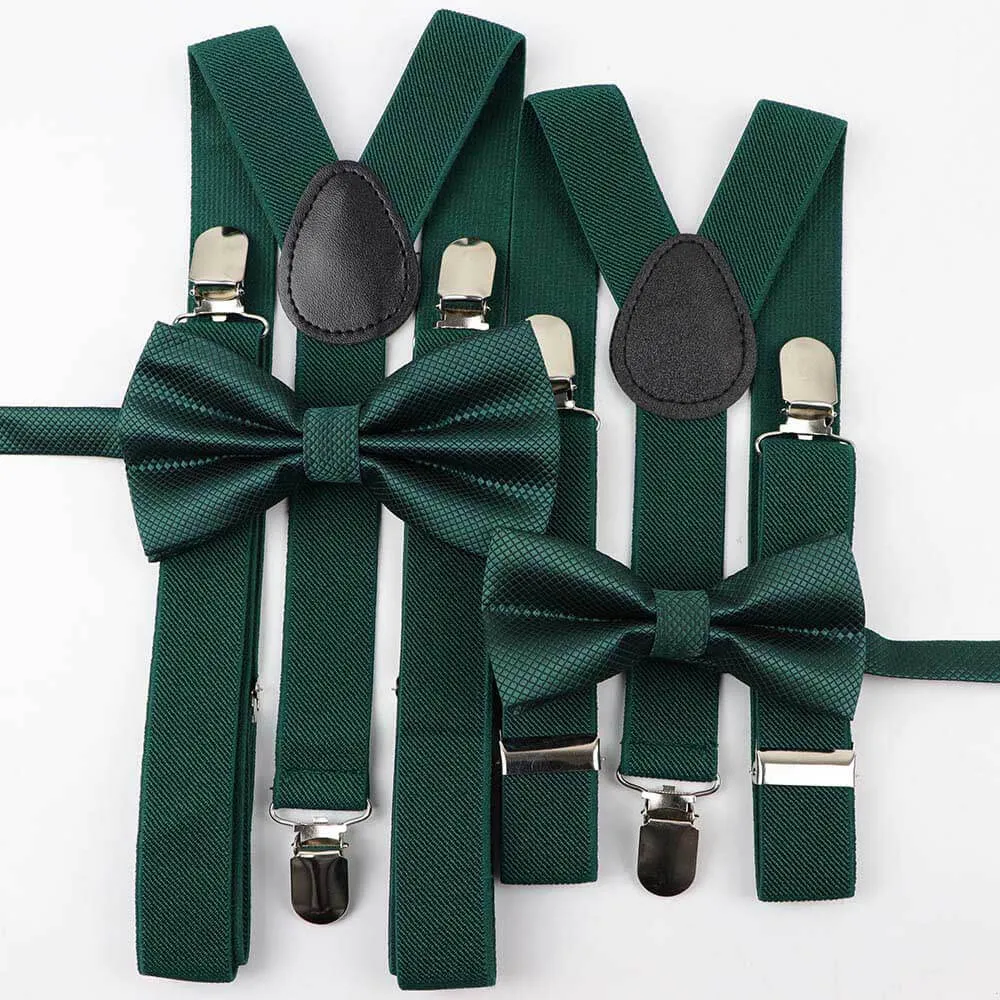 Me and Mini Me Bow Ties and Braces - Various Colours