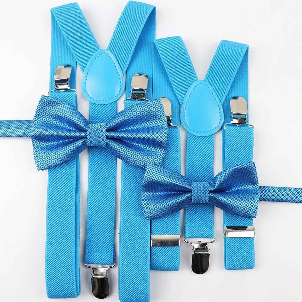 Me and Mini Me Bow Ties and Braces - Various Colours