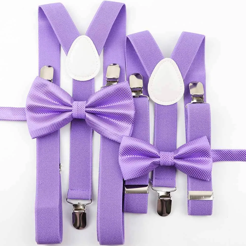 Me and Mini Me Bow Ties and Braces - Various Colours