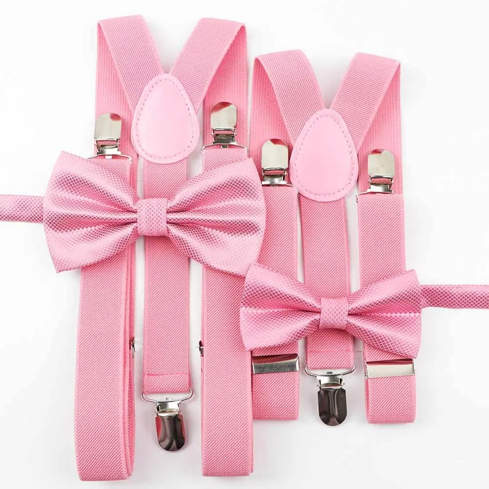 Me and Mini Me Bow Ties and Braces - Various Colours