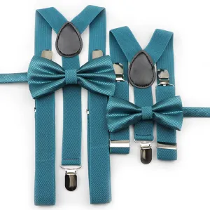 Me and Mini Me Bow Ties and Braces - Various Colours