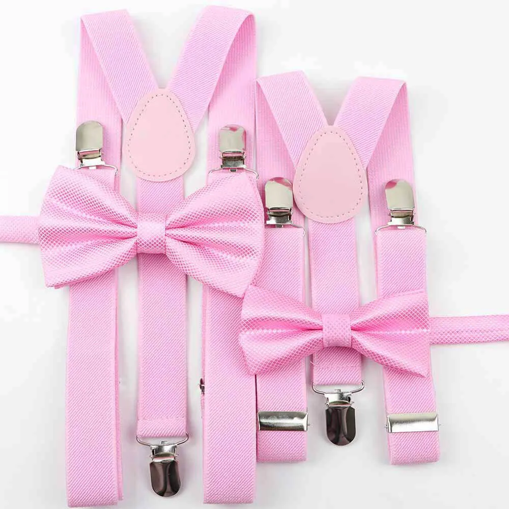 Me and Mini Me Bow Ties and Braces - Various Colours