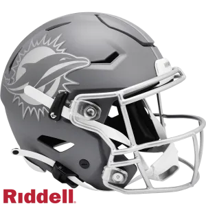 Miami Dolphins Helmet Riddell Authentic Full Size SpeedFlex Style Slate Alternate