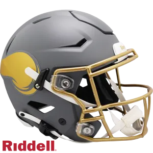 Minnesota Vikings Helmet Riddell Authentic Full Size SpeedFlex Style Slate Alternate