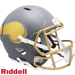 Minnesota Vikings Helmet Riddell Replica Full Size Speed Style Slate Alternate