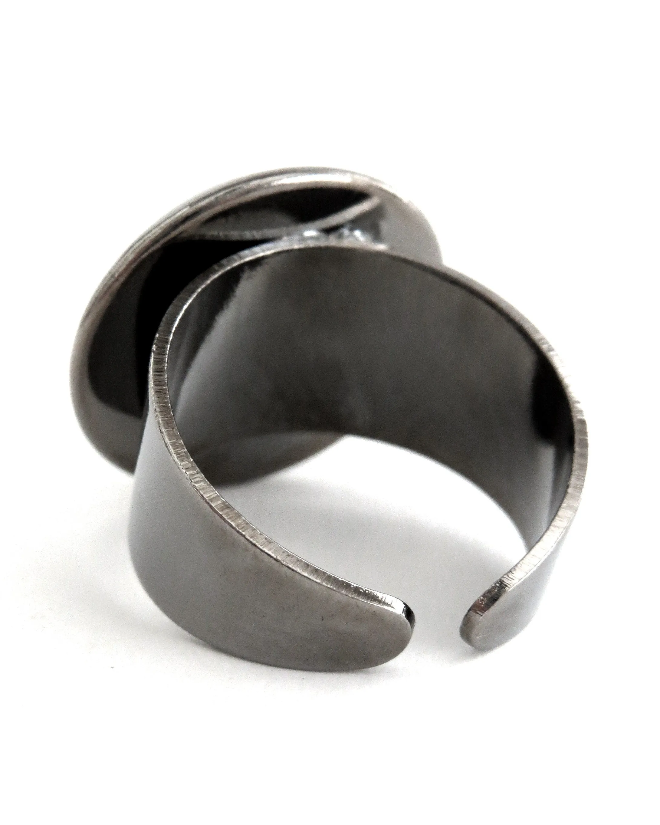 Monster Gothic Green Eyeball Ring - 2 Sizes