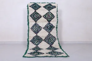 Moroccan Berber Rug - Diamond Pattern 2.7ft x 6.4ft