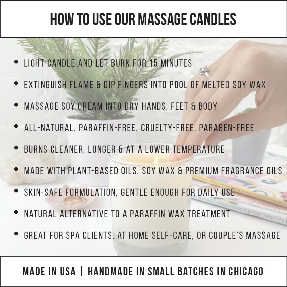 Mulled Wine Soy Massage Candle