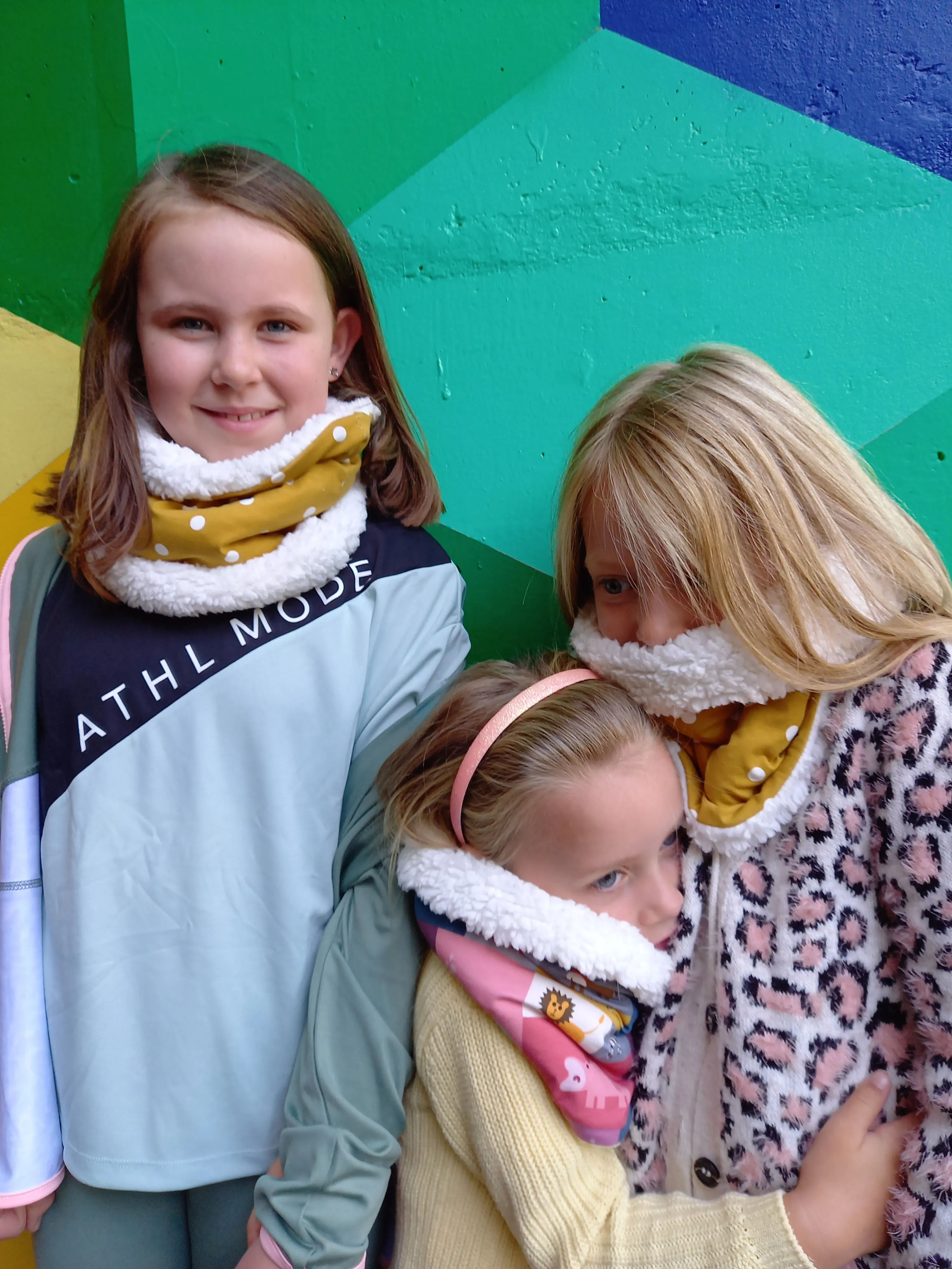Mustard spot Snood, Baby/Kids/Adult neck Warmer