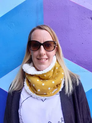 Mustard spot Snood, Baby/Kids/Adult neck Warmer
