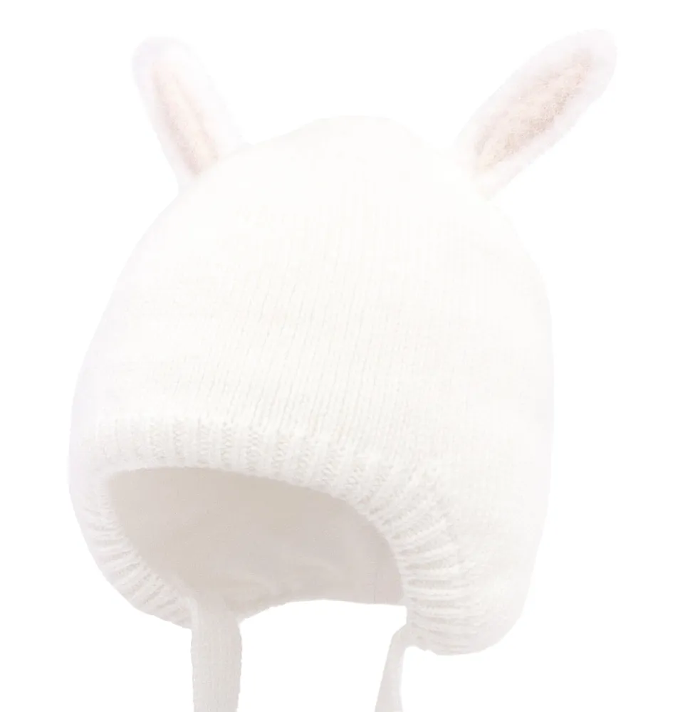 New In Jamiks Sayuri Ivory Unisex Bunny Ears Hat