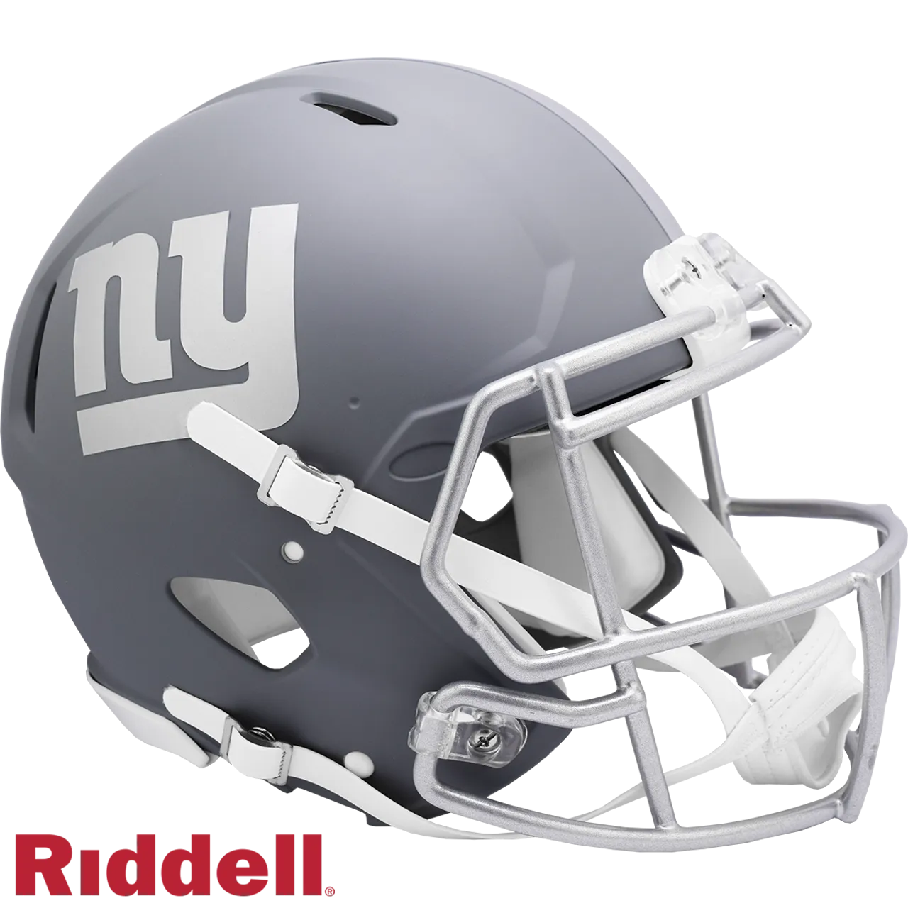 New York Giants Helmet Riddell Authentic Full Size Speed Style Slate Alternate