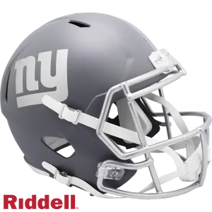 New York Giants Helmet Riddell Replica Full Size Speed Style Slate Alternate