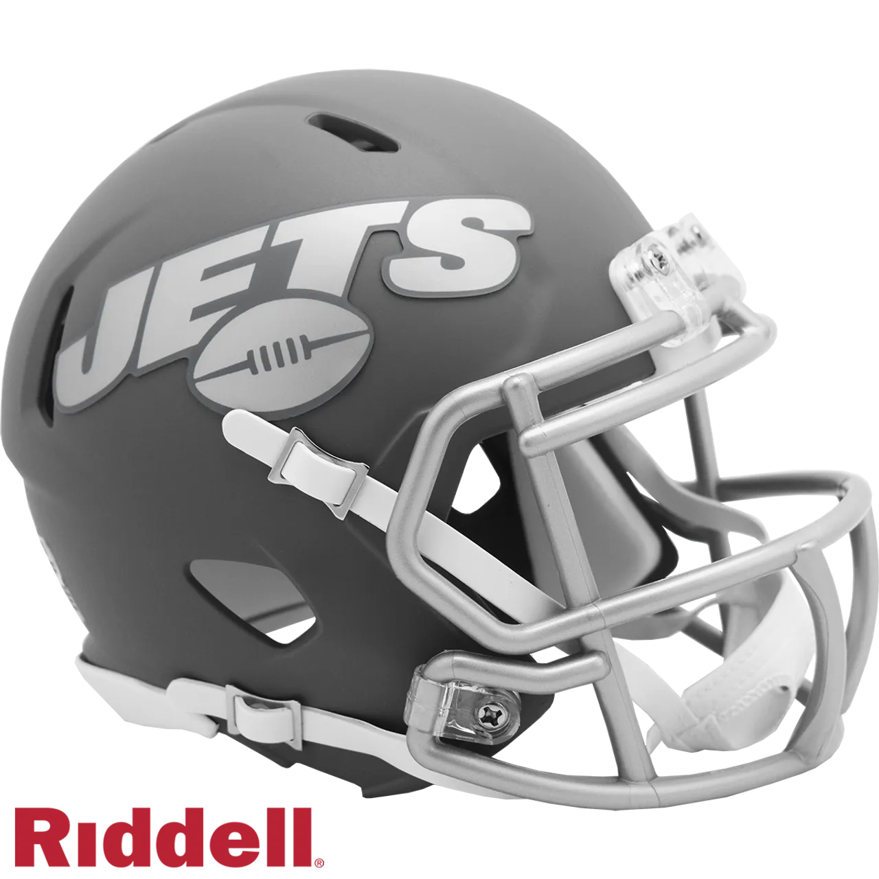 New York Jets Helmet Riddell Replica Mini Speed Style Slate Alternate
