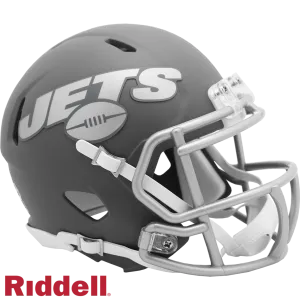 New York Jets Helmet Riddell Replica Mini Speed Style Slate Alternate