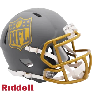 NFL Shield Helmet Riddell Replica Mini Speed Style Slate Alternate