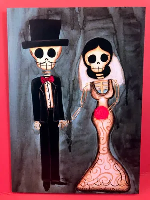 Notecard: Juntos Para Siempre (Bride & Groom, Together Forever)
