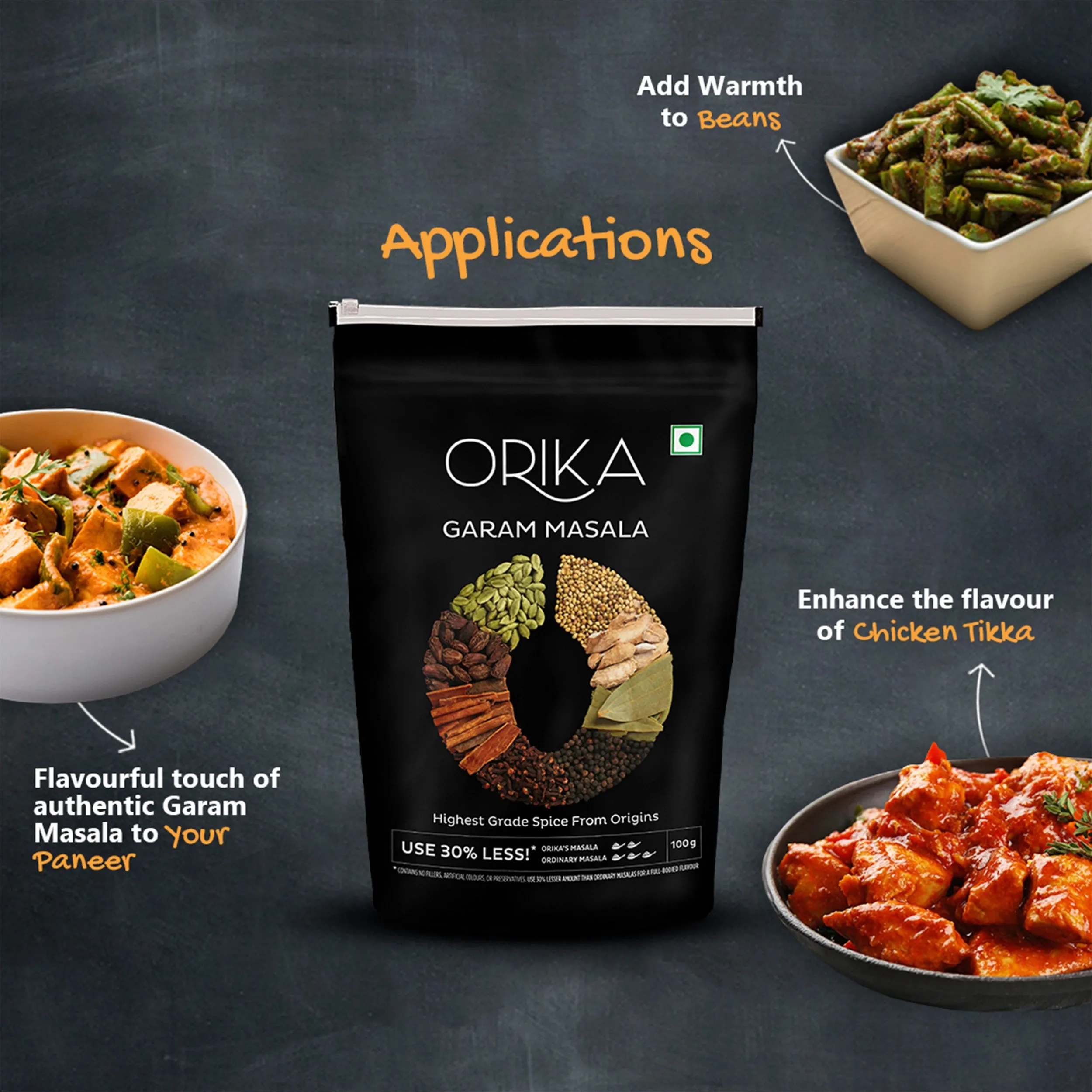Orika Garam Masala, 100gm