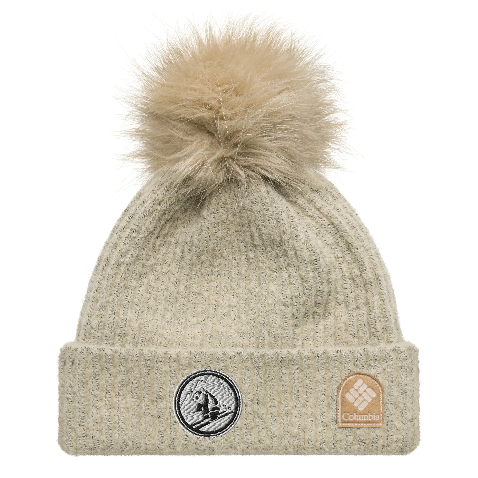 Pando Commando Collaboration with Columbia pom-pom beanie