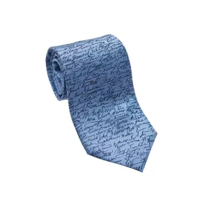 Patriotic & Historical Silk Tie - Declaration of Independence (Blue) - Item #3230