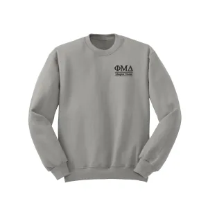 Phi Mu Delta Embroidered Crewneck - Chapter Name