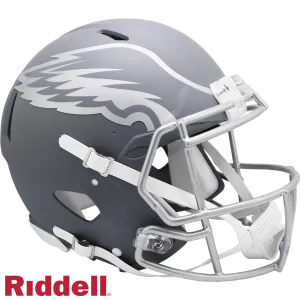 Philadelphia Eagles Helmet Riddell Authentic Full Size Speed Style Slate Alternate