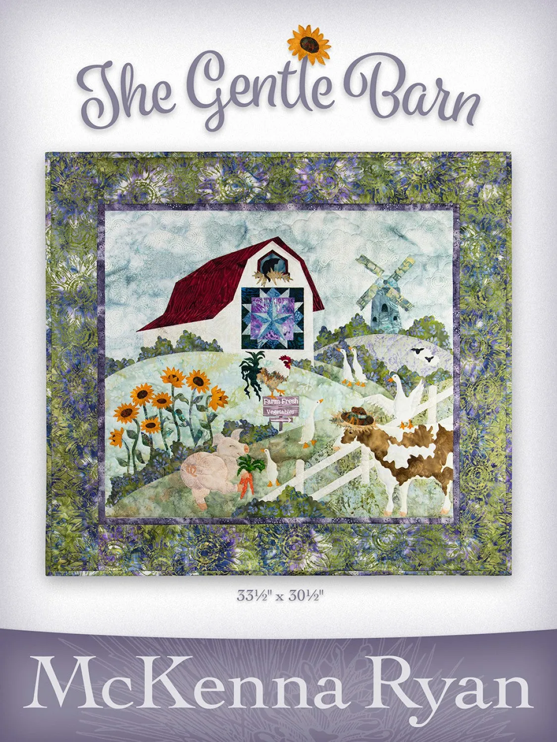 Pine Needles The Gentle Barn Farm Applique Quilt Pattern