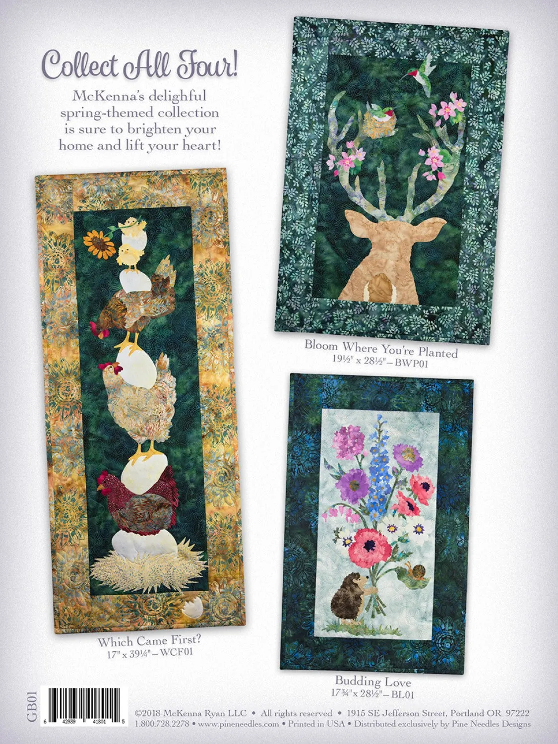 Pine Needles The Gentle Barn Farm Applique Quilt Pattern