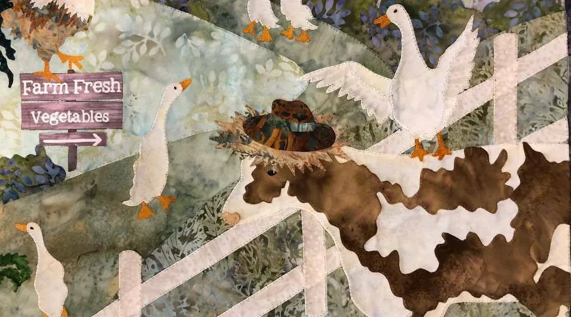 Pine Needles The Gentle Barn Farm Applique Quilt Pattern