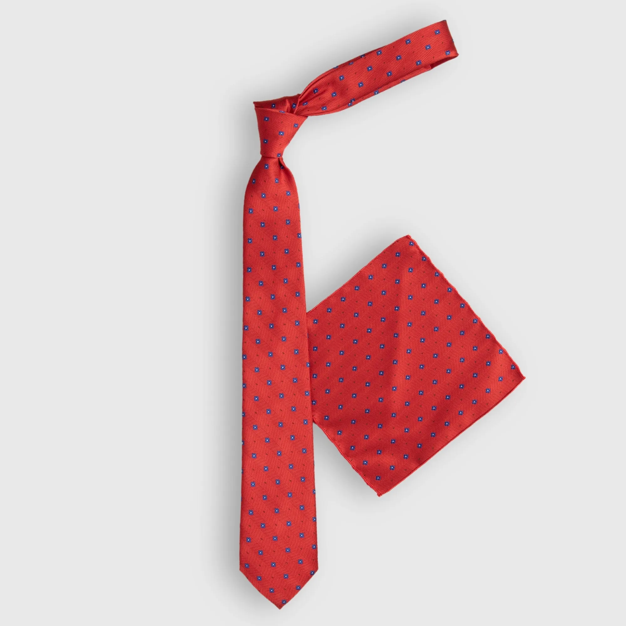 Polka Flower Tie