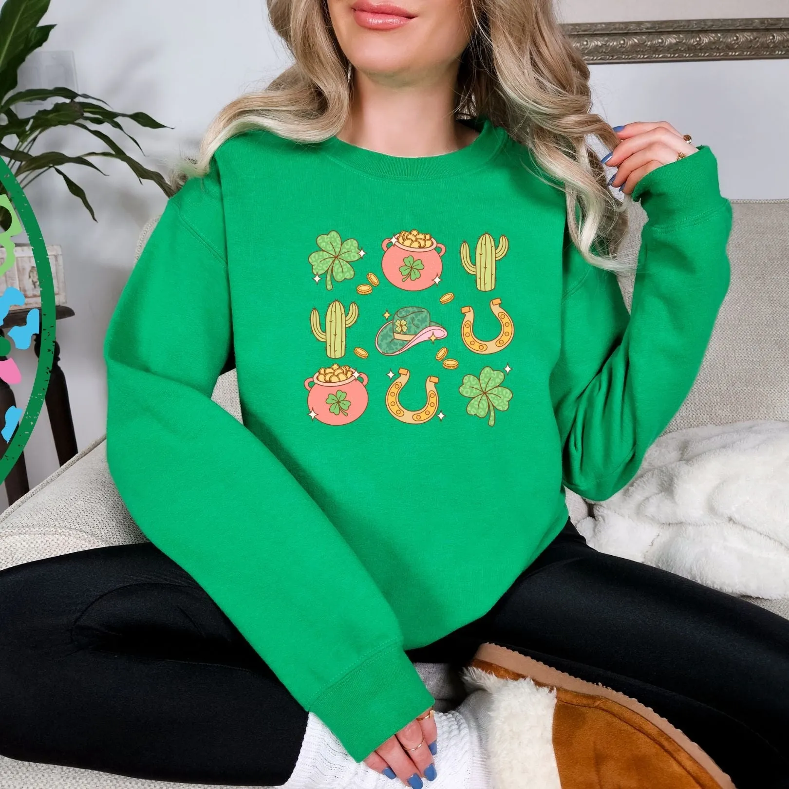 PREORDER: Western Charms Graphic Sweatshirt (Ships in 1-2 Weeks)