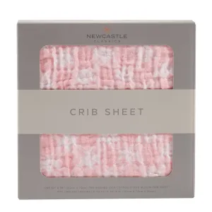 Primrose Pink Plaid Crib Sheet