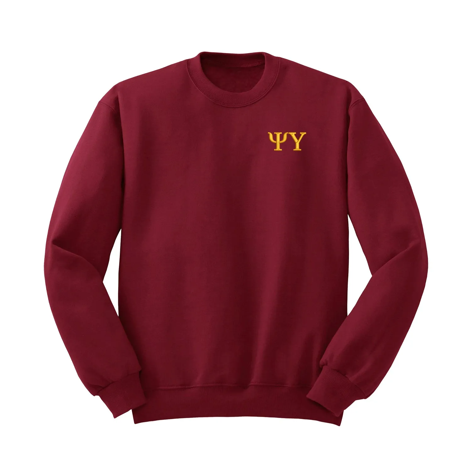 Psi Upsilon Embroidered Crewneck Sweatshirt