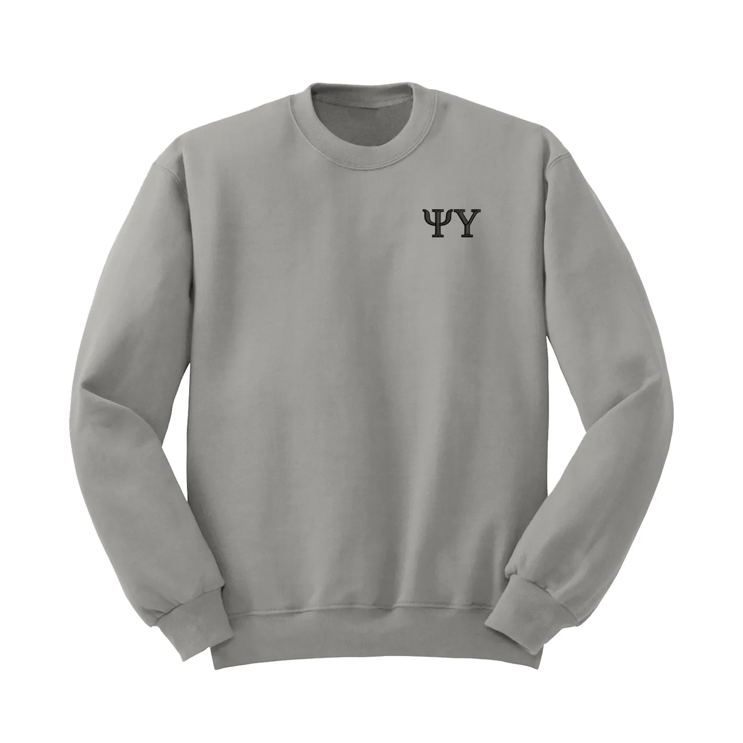 Psi Upsilon Embroidered Crewneck Sweatshirt